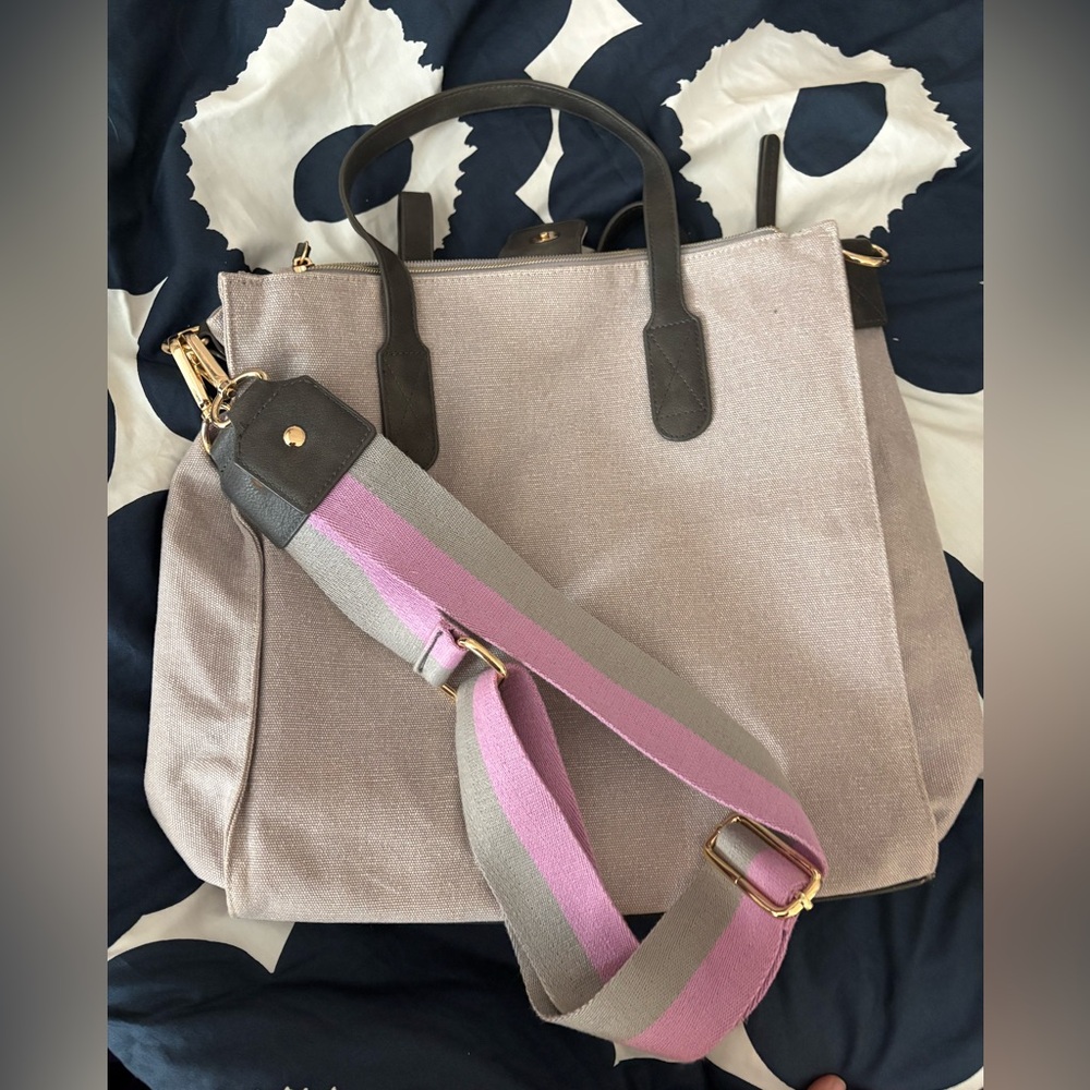 {Erin Condren} Grey Planner Canvas Tote Bag